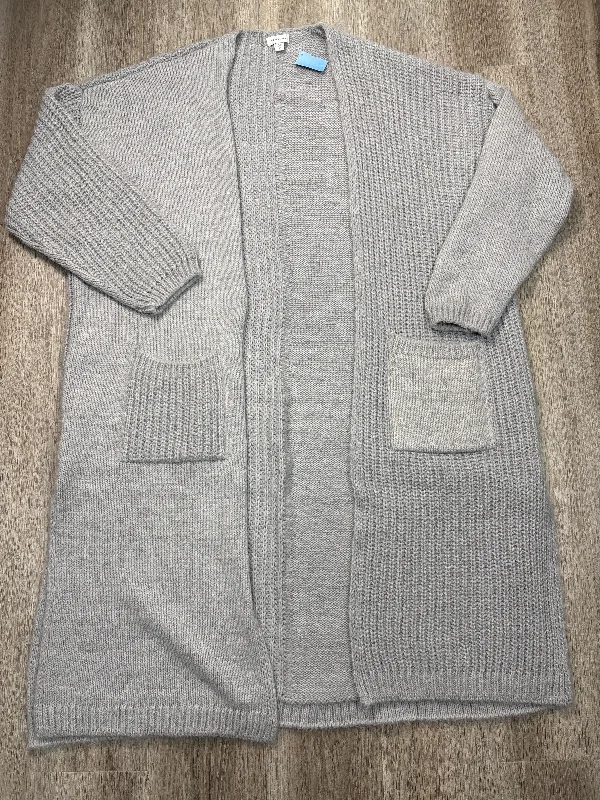 Cardigan By Top Shop In Grey, Size: Xl