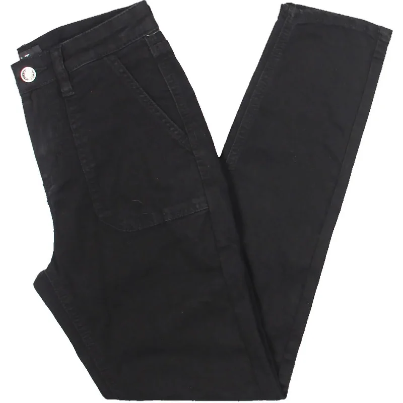 Womens Pocket Denim Skinny Jeans