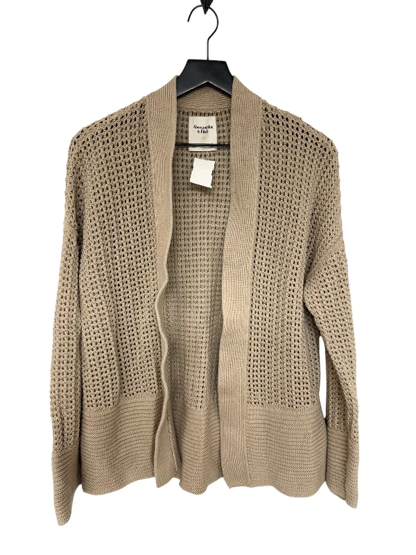 Sweater Cardigan By Abercrombie And Fitch In Brown, Size: S