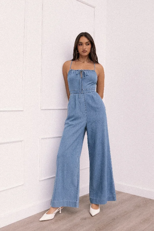 Alliah Jumpsuit - Medium Denim