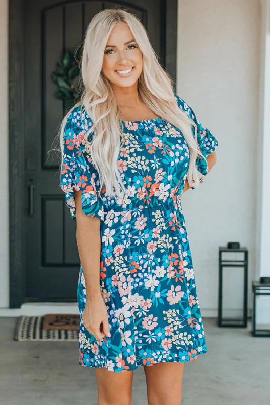 Country Girly Floral Dress