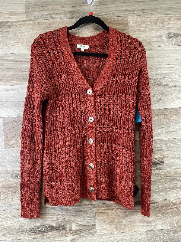 Sweater Cardigan By Mudd In Brown, Size: Xs