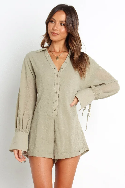 Becky Playsuit - Sage