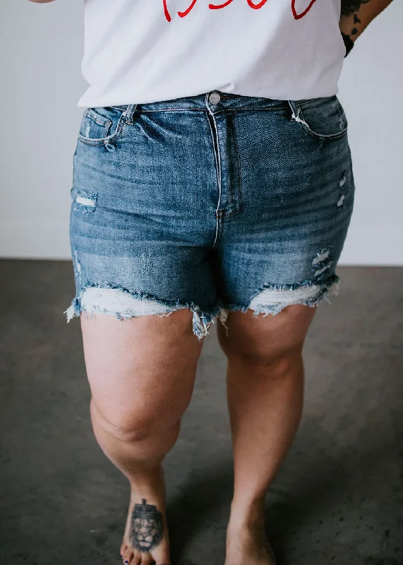 Curvy Jordana High Rise Shorts