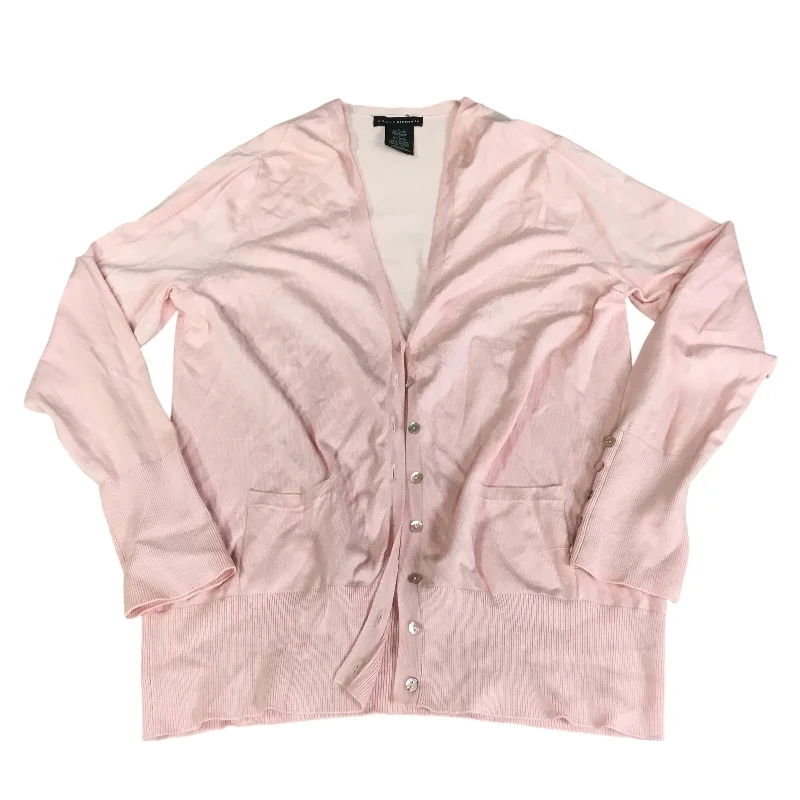 Cardigan By Grace Elements In Pink, Size: L