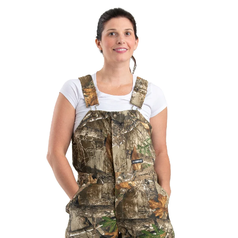 Camo Women's Softstone Duck Insulated Bib Overall