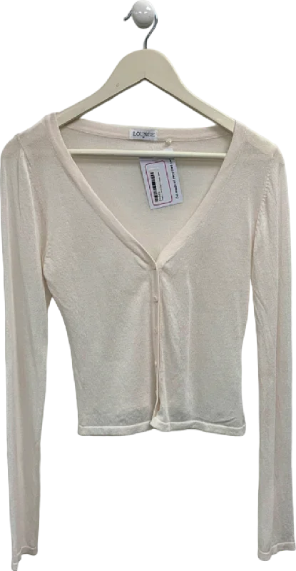 Lounge Cream Cardigan UK M