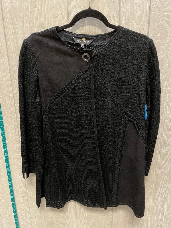 Cardigan By Ming Wang In Black, Size: M