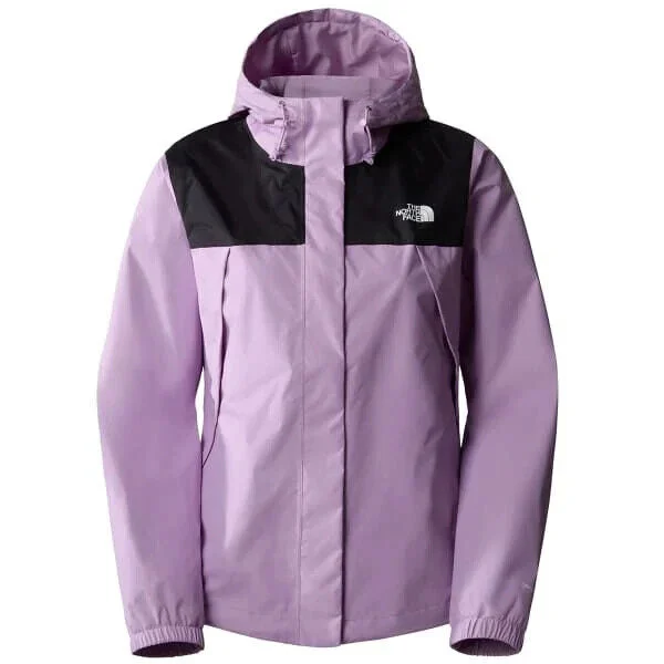 The North Face Antora NF0A7QEUP5B Womens Lilac Black Long Sleeve Jacket S NCL218