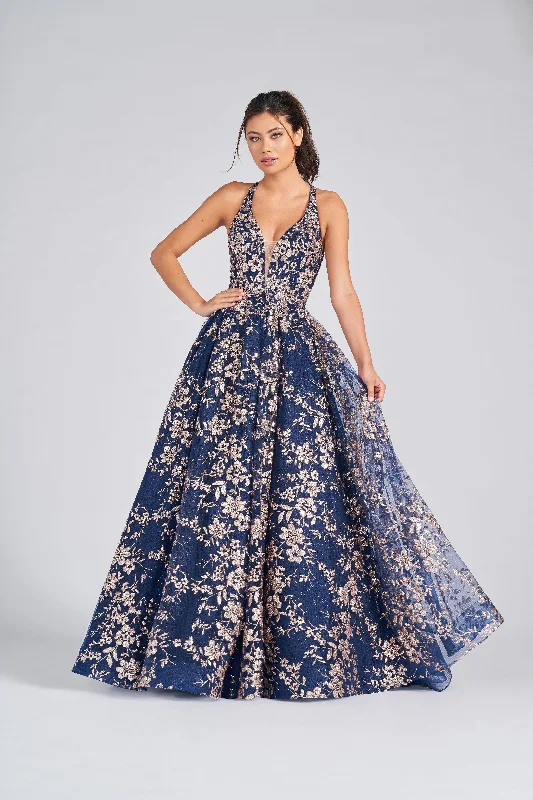 Colette CL12223 Formal Prom Floral Long Dress