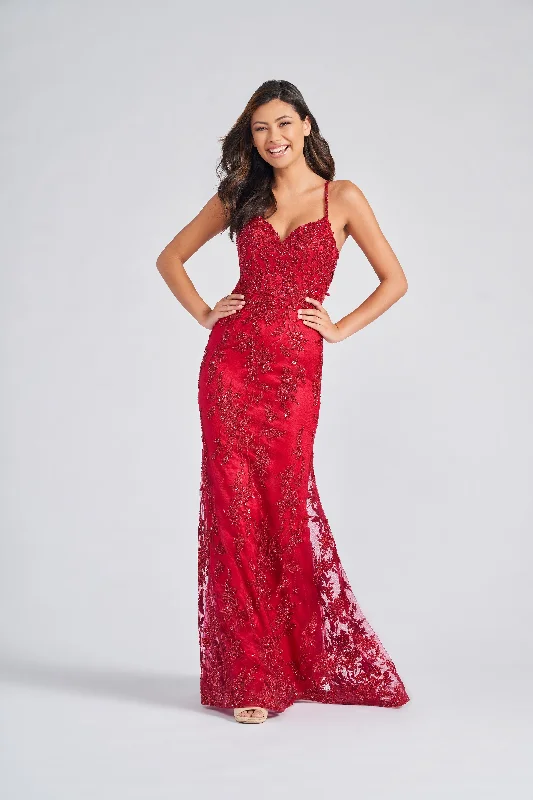 Colette CL12240 Beaded Formal Prom Fitted Long Dress