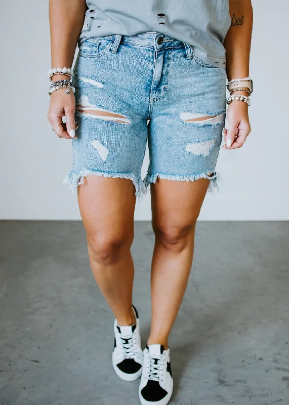 Carter Distressed Bermuda Shorts