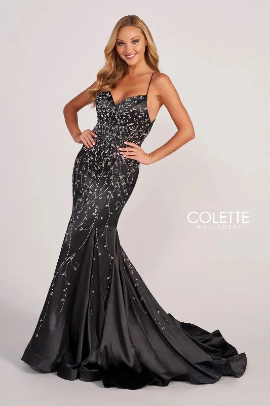 Colette CL2043 Prom Cut Out Formal Mermaid Long Dress