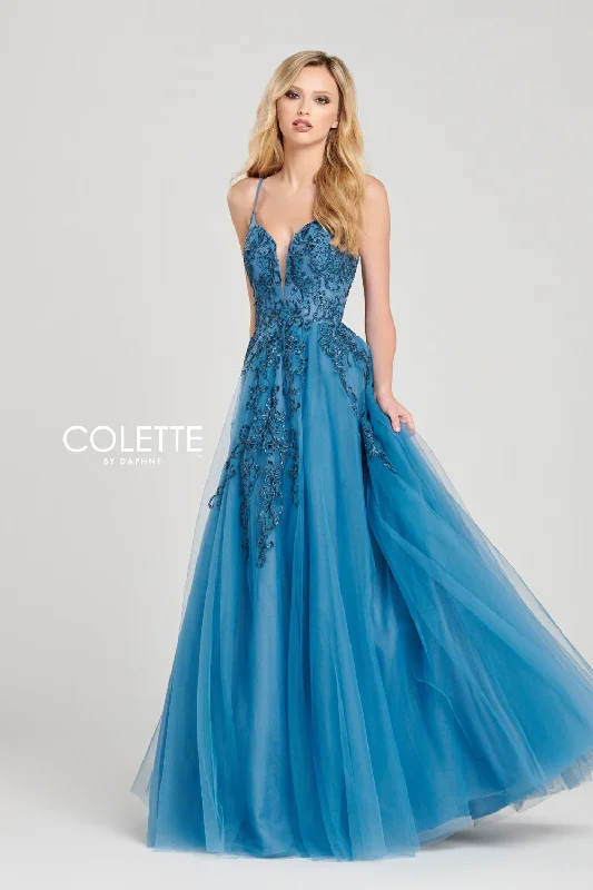 Colette CL12042 Beaded Prom Long Formal Dress