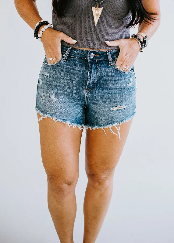 Kennah Distressed Denim Shorts FINAL SALE