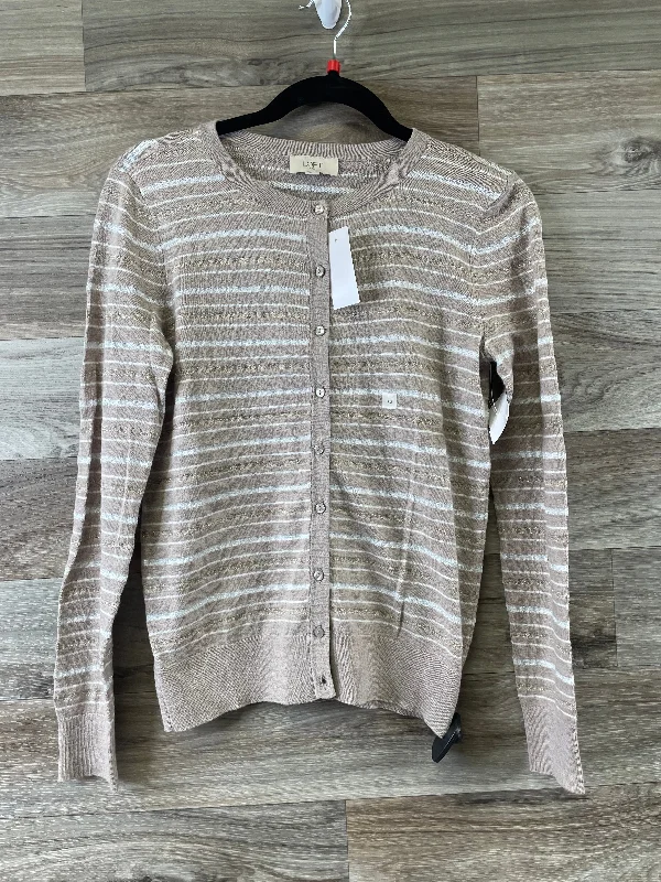 Cardigan By Loft In Tan, Size: Xs