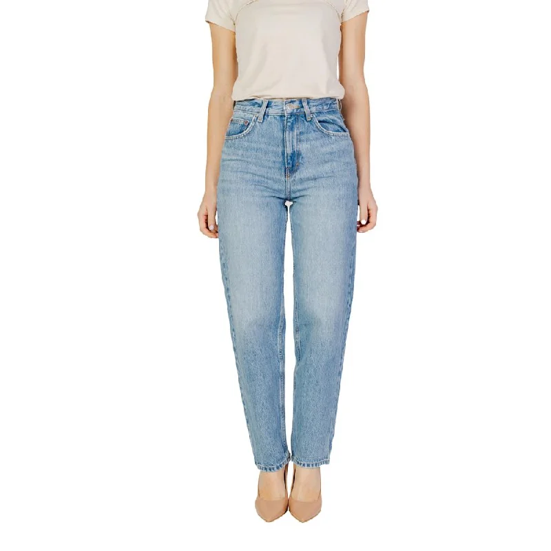 Only blue Cotton Jeans & Women's Pant