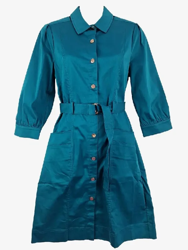 Marcs Classy Teal Shirt Dress Size 8