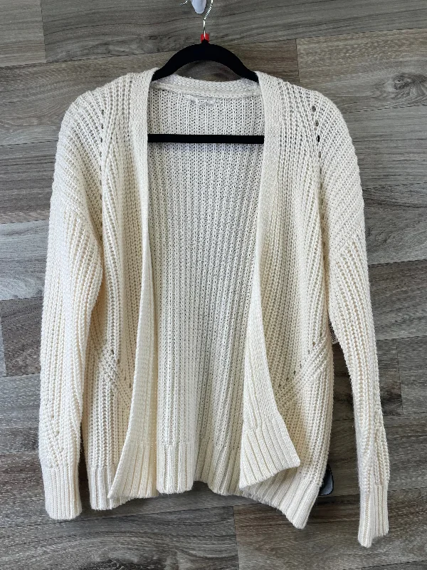 Sweater Cardigan By Garage In Ivory, Size: Xs