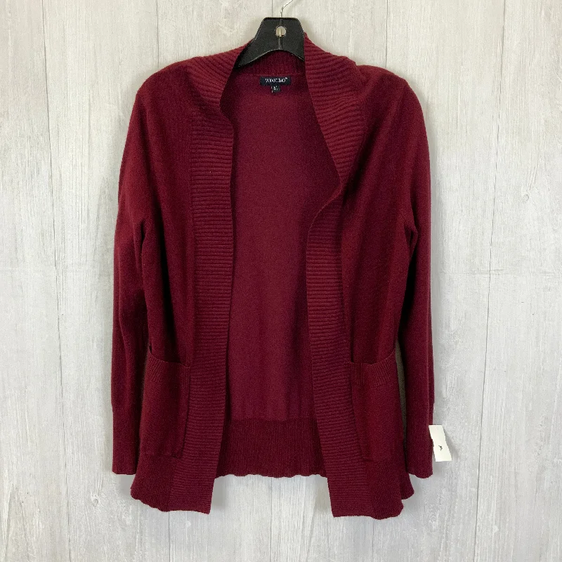 Cardigan By Clothes Mentor In Red, Size: M