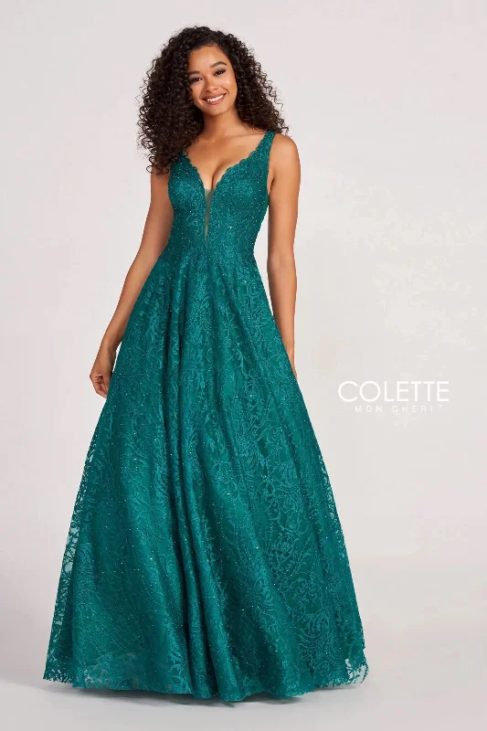 Colette CL2029 Prom Beaded Long Formal Dress