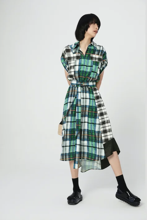 Lily Check Shirt Dress