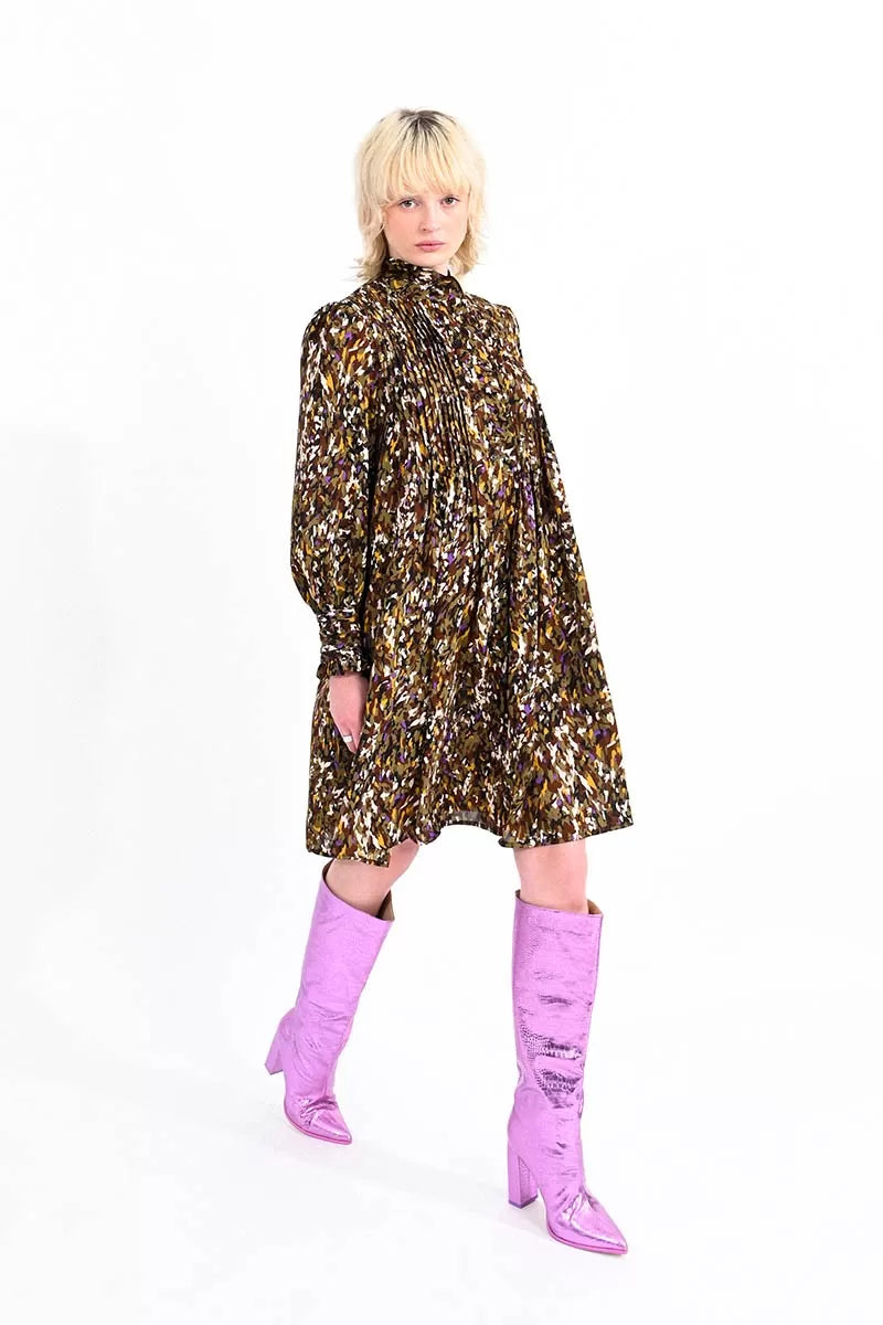 Lili Sidonio Printed Shirt Dress