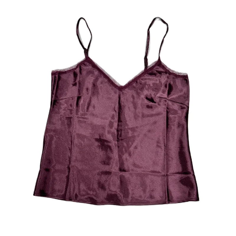 Blouse Sleeveless By Molly Bracken In Purple, Size: M