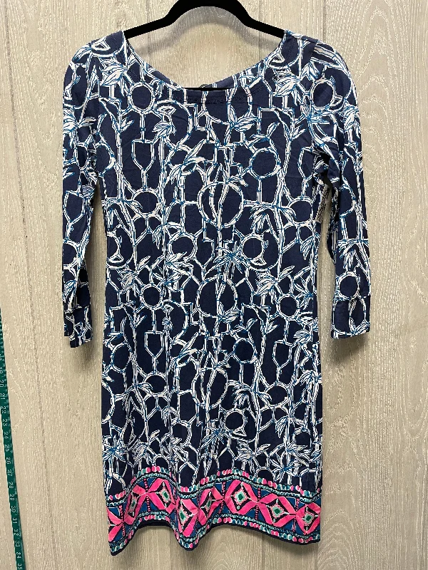 Dress Designer By Lilly Pulitzer In Floral Print, Size: Xs