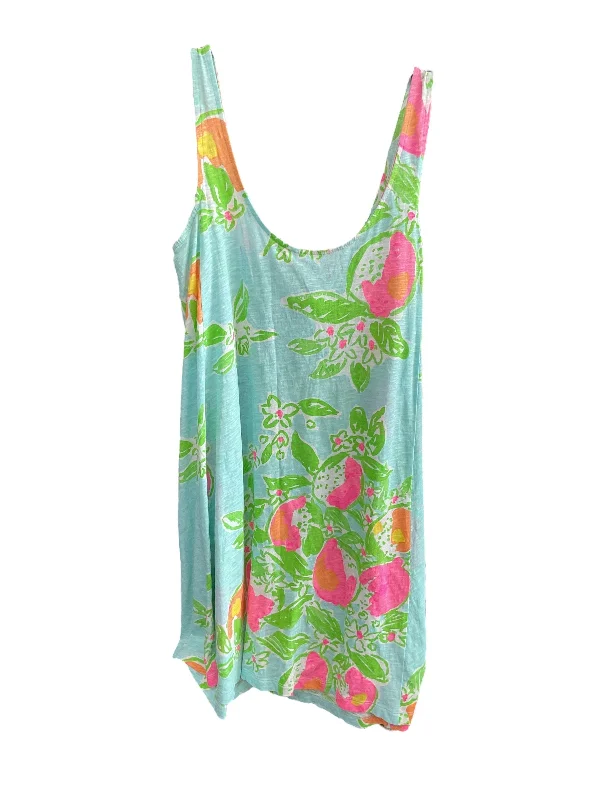 Dress Designer By Lilly Pulitzer In Tropical Print, Size: S