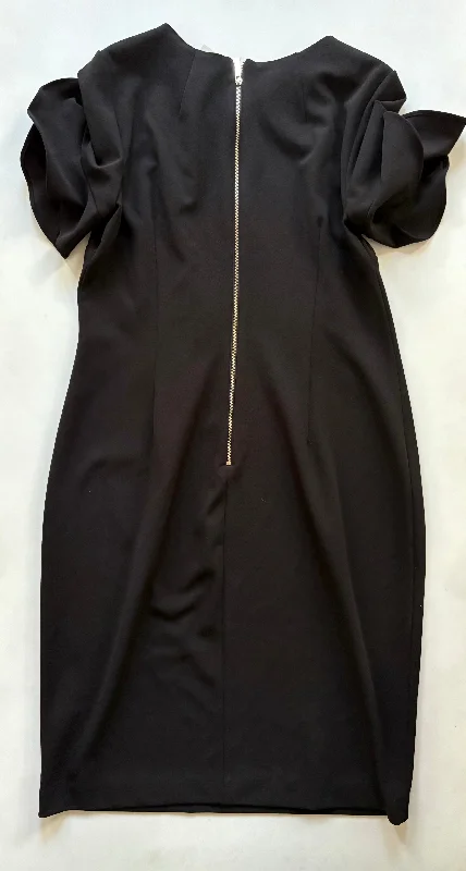 Dress Work By Calvin Klein In Black, Size: L