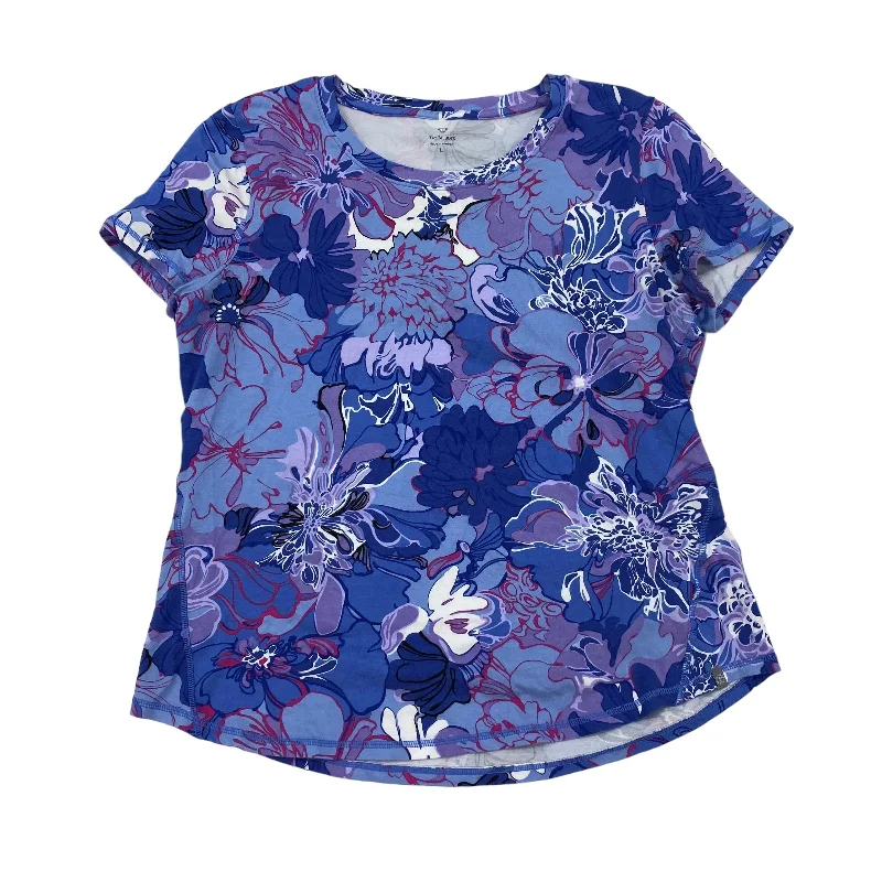 PURPLE TALBOTS TOP SS, Size L