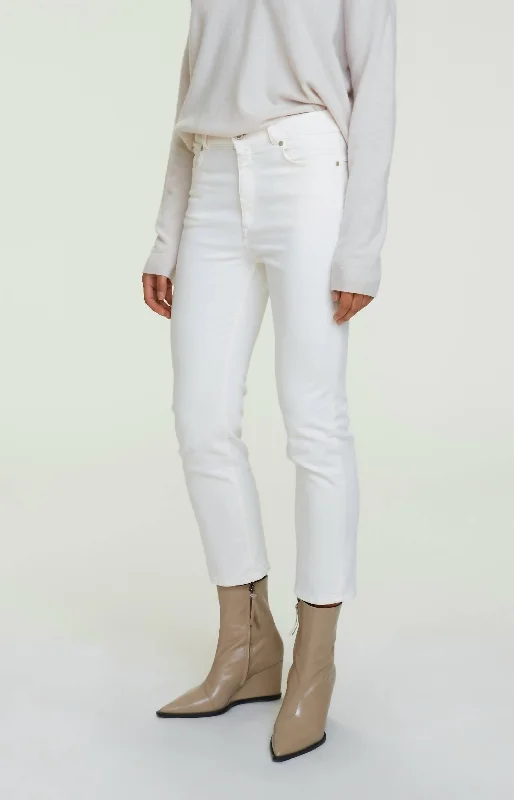 Denim Love Pants In Camellia White