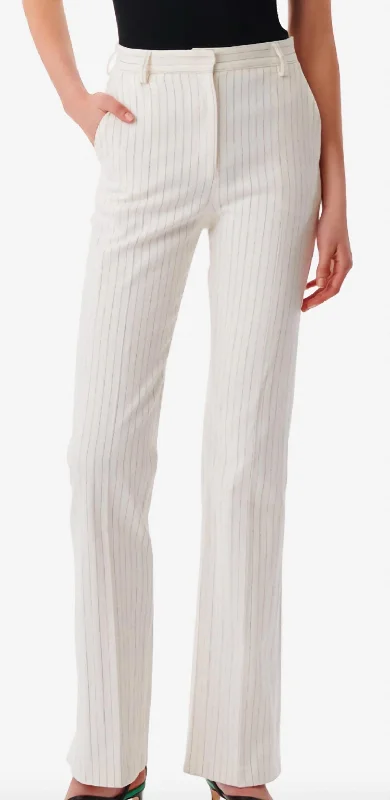 Estella Pant In Off White/black