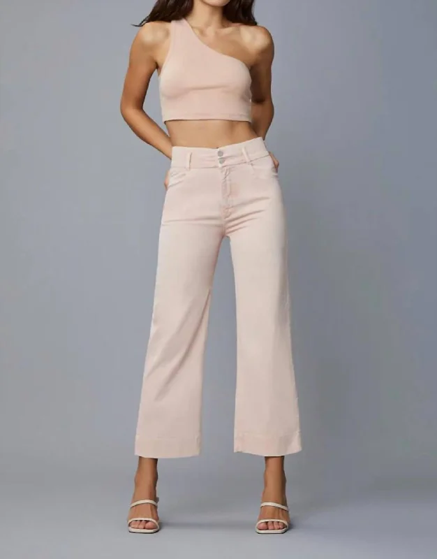 Hepburn Wide Leg Jean In Bellini