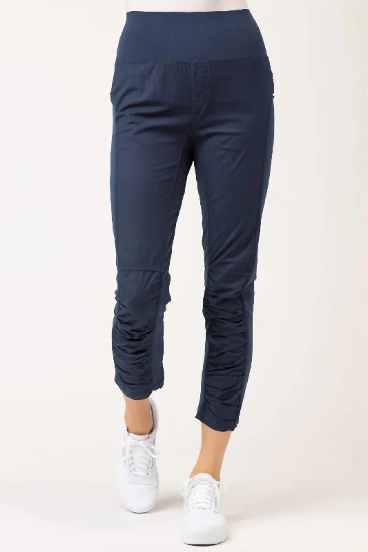 High Waist Jetter Pants In Navy