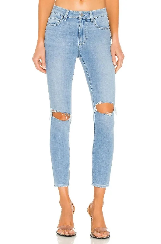 Hoxton Crop Jean In Fiesta Destructed