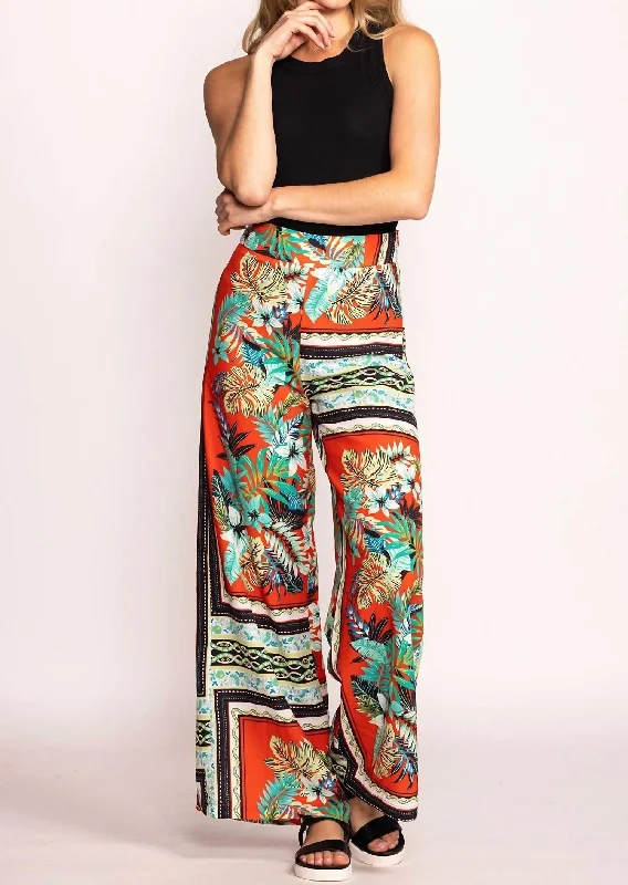 The Layla Pants In Red