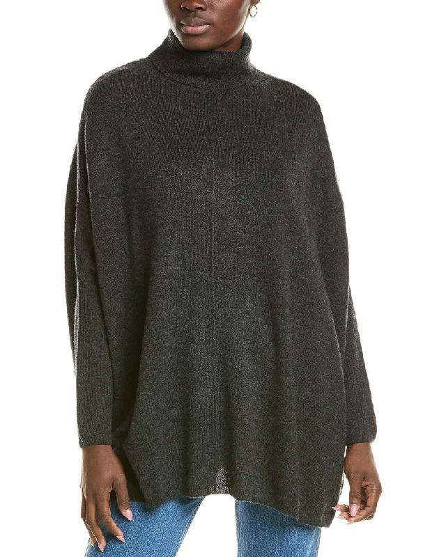 Brodie Cashmere Roll Wool & Cashmere-Blend Poncho