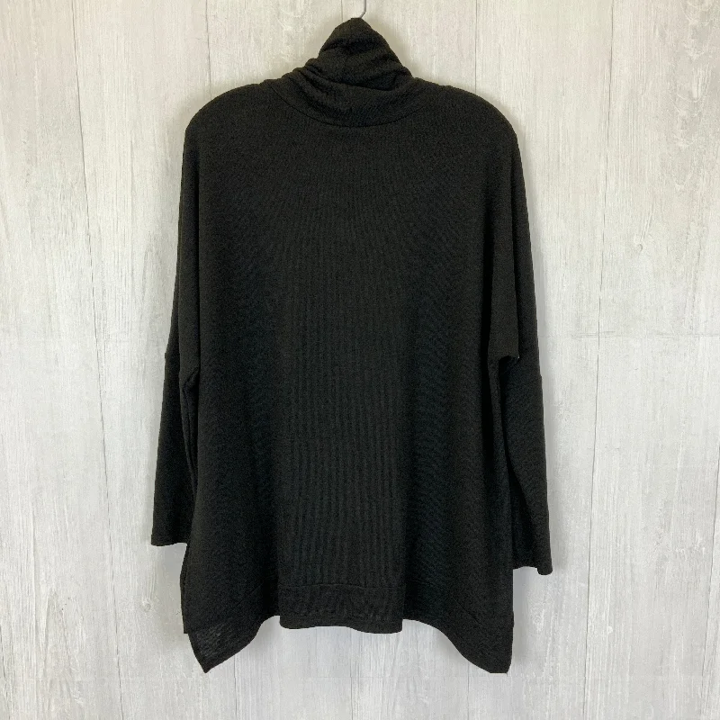 Top Long Sleeve Basic By Clothes Mentor In Black, Size: M