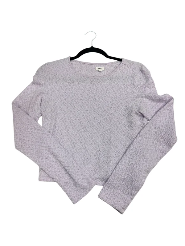 Top Long Sleeve By Aerie In Purple, Size: M