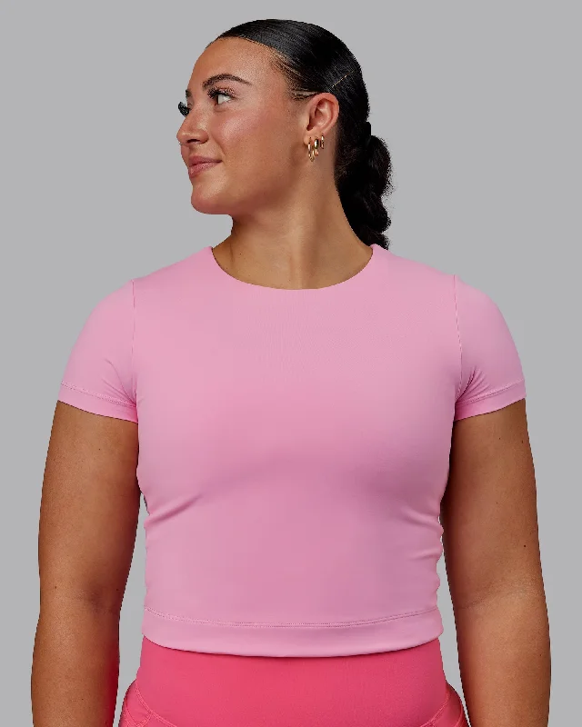 Staple Cropped Tee - Bubblegum